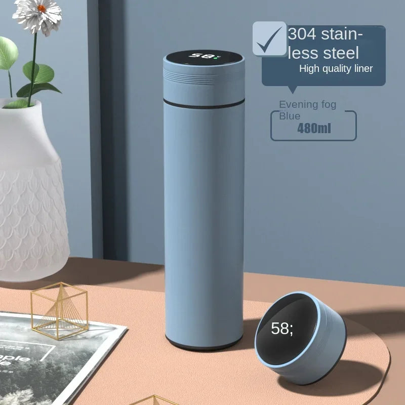 Smart Thermos Bottle 500ml with Temperature Display