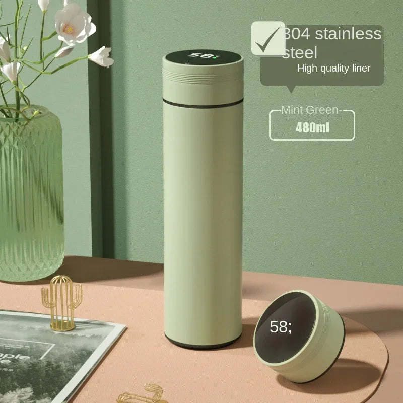 Smart Thermos Bottle 500ml with Temperature Display