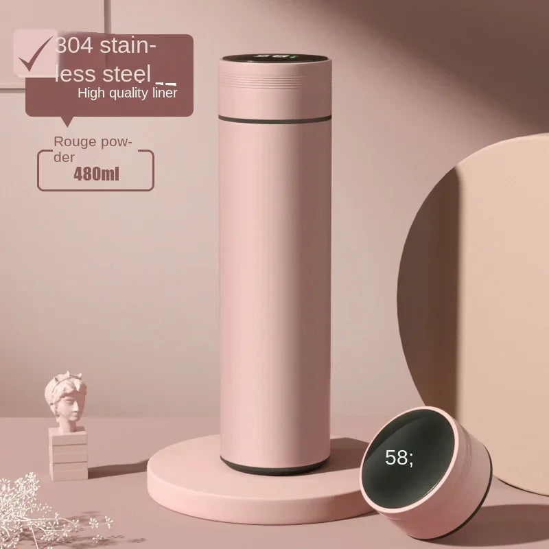 Smart Thermos Bottle 500ml with Temperature Display